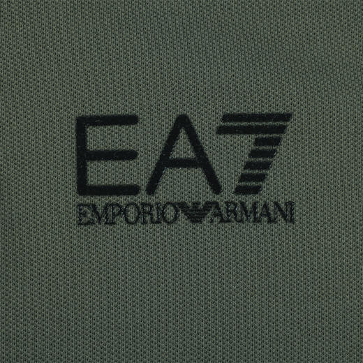 Armani EA7男士运动休闲弹棉Polo短袖T恤 11897 商品图4