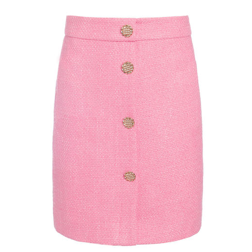 MAXRIENY粉色时髦花纱筒裙夏高腰A字半身裙显瘦MC87SK293L20 商品图4