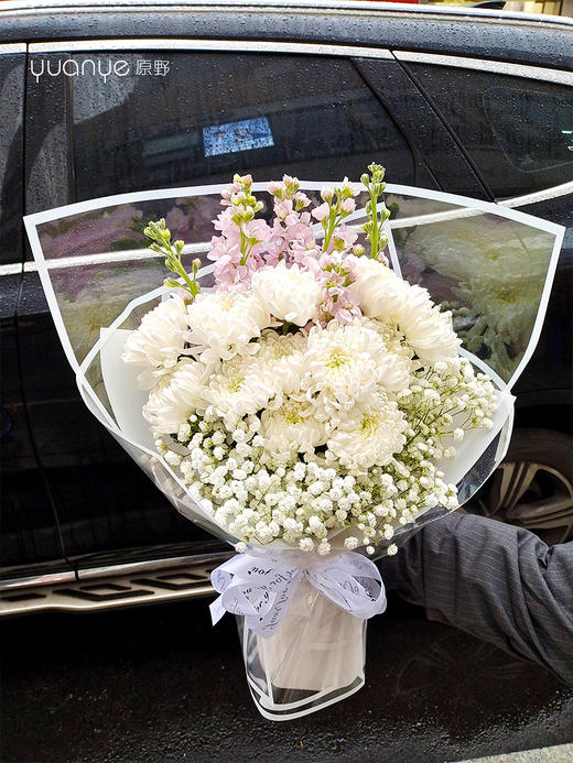 清明节扫墓上坟祭祀鲜花菊花 商品图0