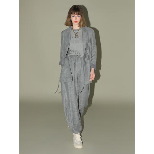 【有赞】SI3013COCOBELLA格雷系穿搭花纱休闲感西装女松弛感气质外套 商品图3