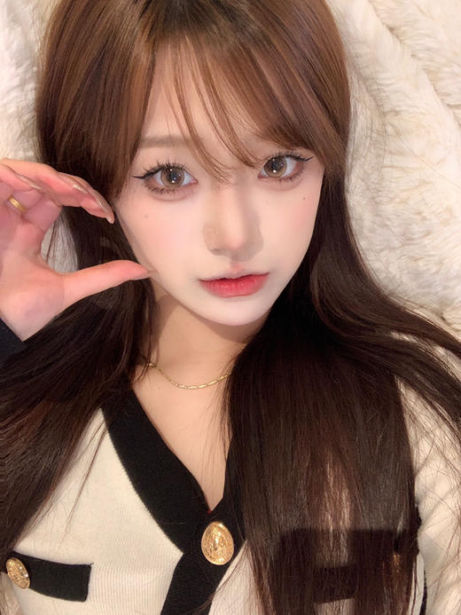 【大直径】PFGIRLCON-梵月冰棕-14.5mm【半年抛 0-800度 含有525/575】着色13.8mm 商品图2