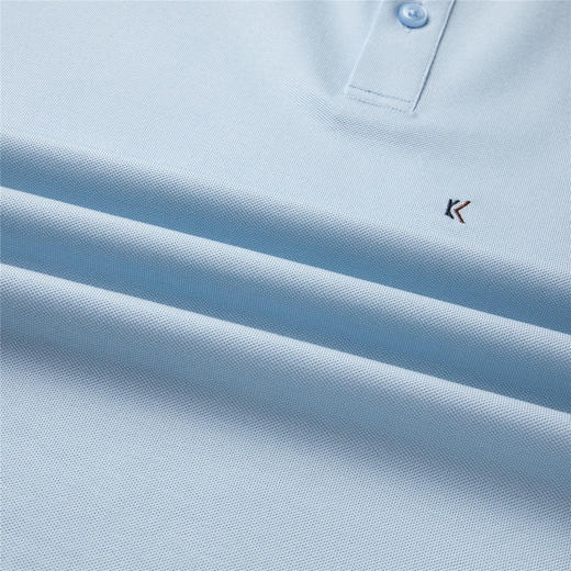 【含桑蚕丝&亚麻】罗蒙夏季男士t恤短袖polo衫商务休闲polo衫男 商品图9