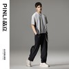 PINLI品立2024夏季新款双层设计拼接休闲裤男士百搭潮牌直筒长裤B242117025 商品缩略图1