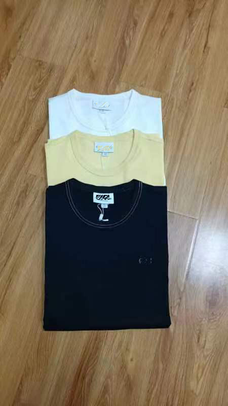 小鱼 2024春季新款 男装时尚纯色简约圆领短袖T恤 特惠 Z-11396 商品图9