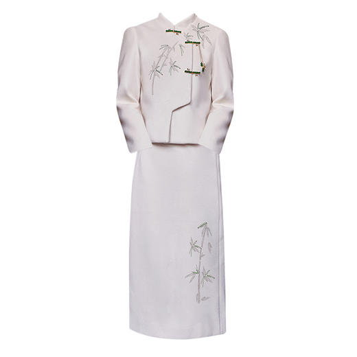 2024春季新款双面羊毛两件套显瘦两件套套裙ZMFS24239 商品图4