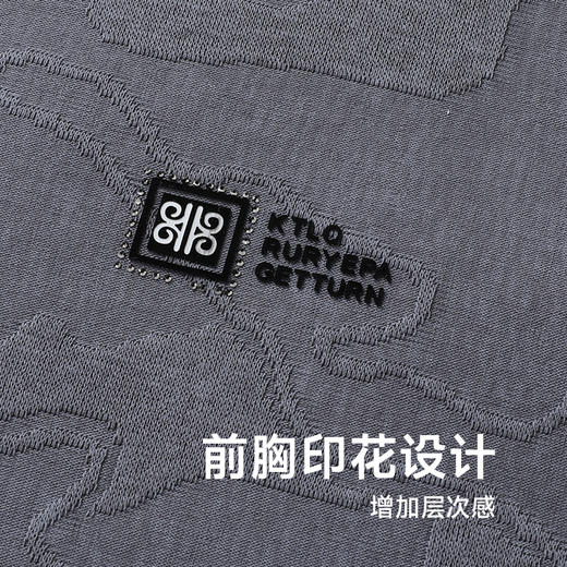 【新款DWP】大依优型大码短袖T恤圆领加肥加大男士大号弹力透气舒适夏季半袖 商品图2