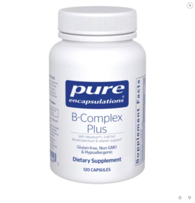 B-Complex Plus -Pure复合维生素B胶囊120粒