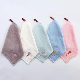 （6946472553054）康康卡通刺绣方巾25x25