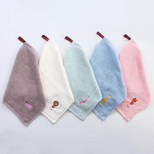 （6946472553054）康康卡通刺绣方巾25x25 商品图0