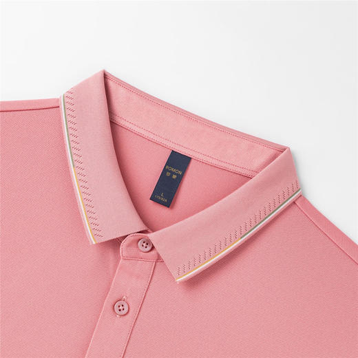 罗蒙男士夏季休闲商务男polo衫短袖时尚百搭简约男士t恤短袖polo衫 商品图5