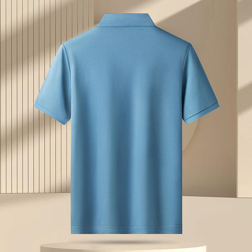 【时尚撞色】罗蒙男士夏季polo衫男短袖商务休闲男士t恤短袖polo衫 商品图6