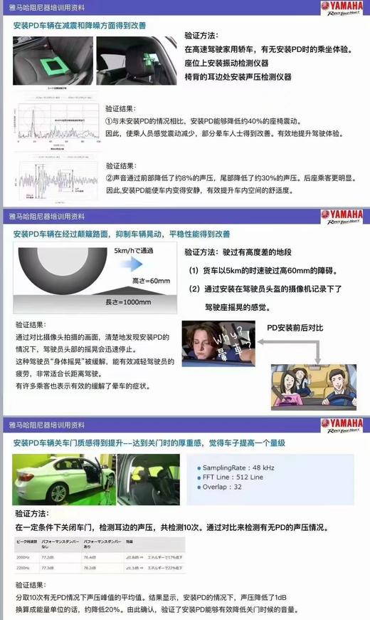 YAMAHA 雅马哈性能阻尼 蔚来ET5/ET5T/理想L9/特斯拉MODLE 3/3P/MODEL  Y/YP 商品图5