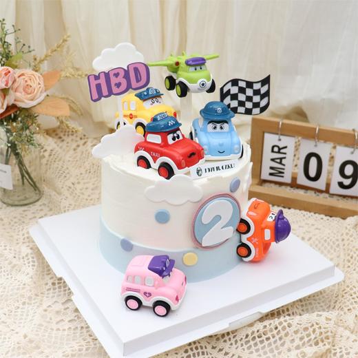 赛车总动员主题蛋糕--备注岁数 商品图1