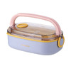 TAYOHYA皓天迷你不锈钢汤罐缤纷单层长方形不锈钢饭盒谷物纤维便当套装4件套 商品缩略图0
