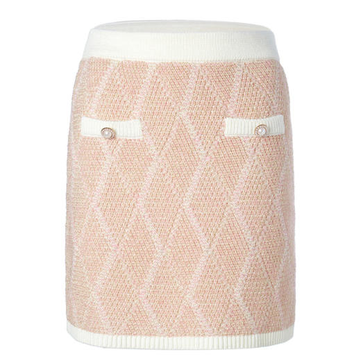 MAXRIENY复古针织半裙秋装高腰包臀半身裙MC87SK568Z10 商品图4