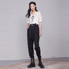 MAXRIENY黑色哈伦裤女夏季简约休闲裤宽松长裤子MC87PA279A90 商品缩略图1