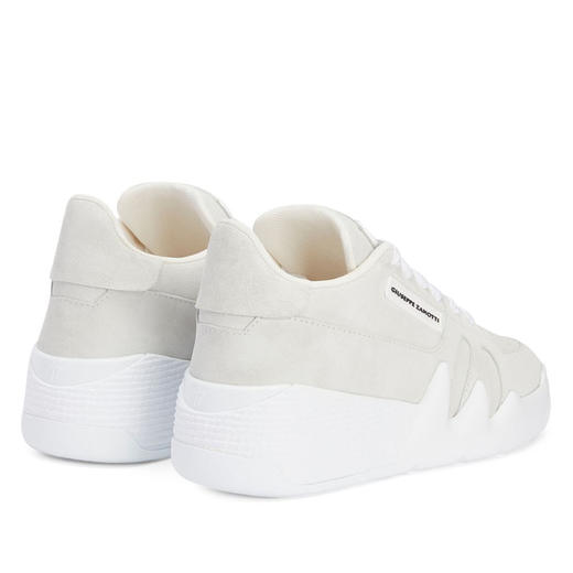 Giuseppe Zanotti 男士金属签名徽标低帮休闲运动鞋 灰色 RM30057003 商品图2