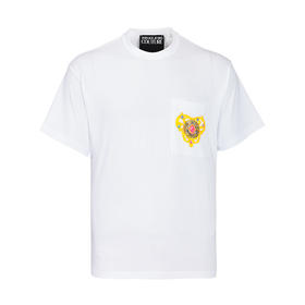 Versace 男士全棉太阳花宝石短袖T恤 11926