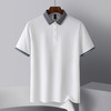 14LP50122【含桑蚕丝&亚麻】罗蒙夏季商务男士t恤短袖polo衫舒适男polo衫 商品缩略图1