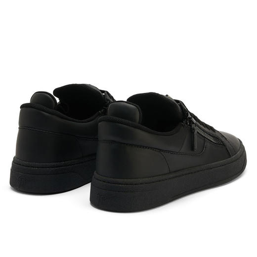 【二】Giuseppe Zanotti 男士金属签名徽标低帮休闲运动鞋 黑色 RM30034013 商品图2