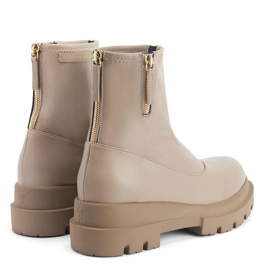 Giuseppe Zanotti 女士签名徽标平底靴 杏色 I270025003 商品图2