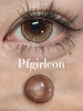 【大直径】PFGIRLCON-梵月冰棕-14.5mm【半年抛 0-800度 含有525/575】着色13.8mm 商品缩略图1