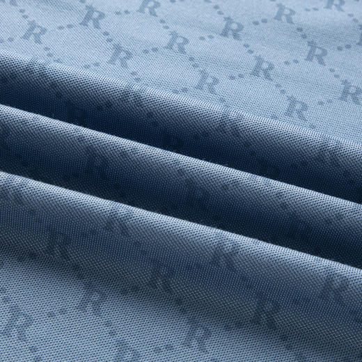 【含桑蚕丝&亚麻】罗蒙男士夏季满印男t恤短袖polo衫商务男polo衫 商品图8