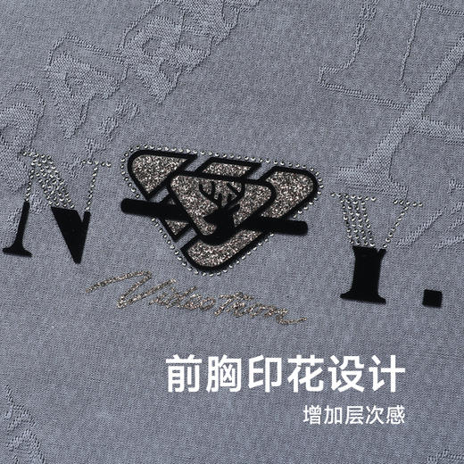 【新款DWP】大依优型大码短袖T恤圆领加肥加大男士大号弹力透气舒适夏季半袖 商品图2