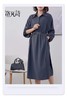 七夕福利-NO退-洛系列-（无腰带） 宽松版型/高端气质宽松连衣裙812-喜出 商品缩略图4