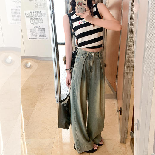 <曾小咸推荐>【扮潮担当】条纹背心 商品图3