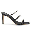Giuseppe Zanotti 女士签名徽标高跟凉鞋 黑色 I300015001 商品缩略图0