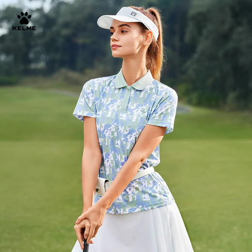 卡尔美夏季新款勇动风潮系列女士短袖POLO衫 商品图0