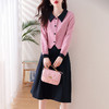 2024春装新款法式气质小香风西装外套+显瘦伞裙两件套HR-SSFB2856 商品缩略图0
