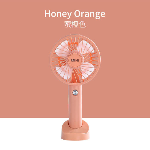 一物多用【睡眠风/自然风/强劲风/三档风力可调！】多功能手持风扇便携式随身，强劲续航，三档快速风力，精致百搭，USB静音桌面学生宿舍办公室可充电小风扇超便携！ 商品图6