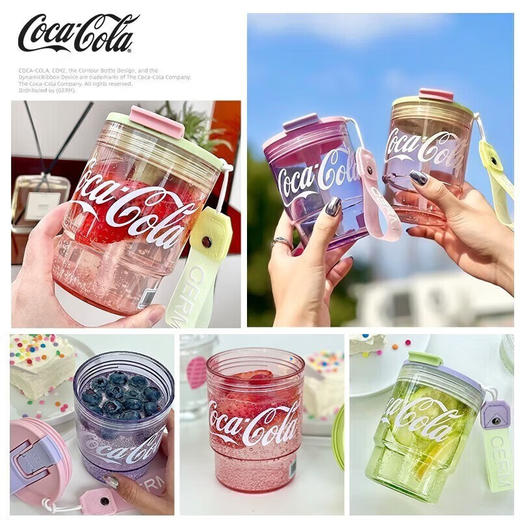 格沵可口可乐竹简水杯375ml 商品图1