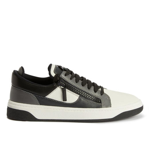 Giuseppe Zanotti 男士金属签名徽标低帮运动鞋 混色 RM30034003 商品图0