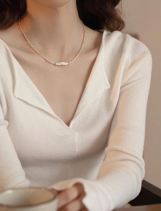 【E】超细羊毛❗️莱赛尔天丝V领上衣（均码合适90-130斤左右） 商品图0