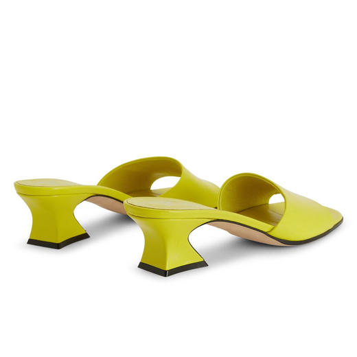 Giuseppe Zanotti 女士签名徽标压花中跟凉鞋 绿色 I300000003 商品图2