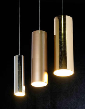 单头铁艺圆筒吊灯（运费自理）