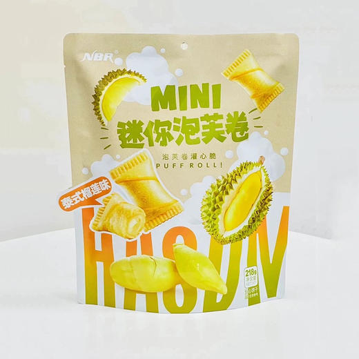 218g泰式榴莲味迷你泡芙卷 商品图0