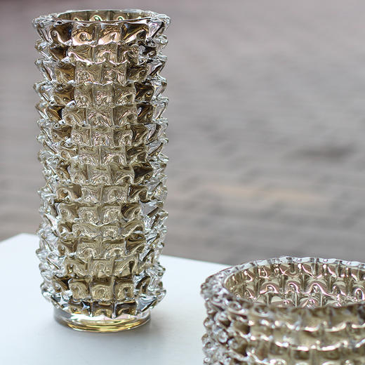 水晶厚重玻璃花瓶餐桌花器摆件 商品图7