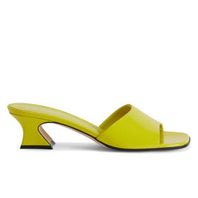 Giuseppe Zanotti 女士签名徽标压花中跟凉鞋 绿色 I300000003