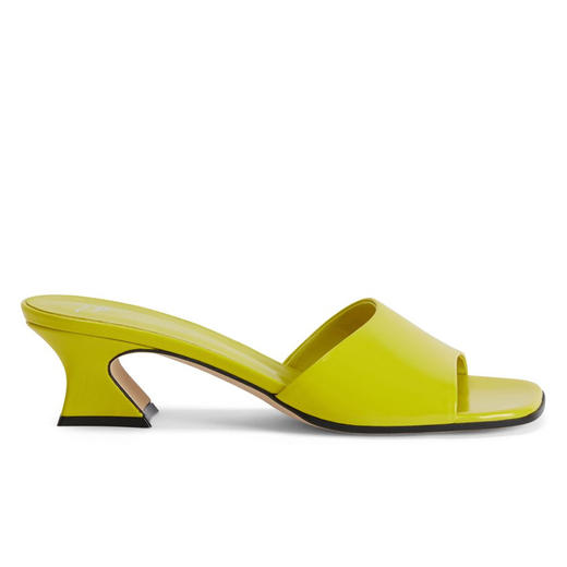 Giuseppe Zanotti 女士签名徽标压花中跟凉鞋 绿色 I300000003 商品图0