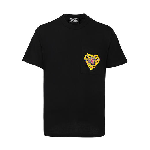 Versace 男士全棉太阳花宝石短袖T恤 11926 商品图4