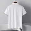 【含桑蚕丝&亚麻】罗蒙夏季男士t恤短袖polo衫透气男polo衫短袖 商品缩略图3