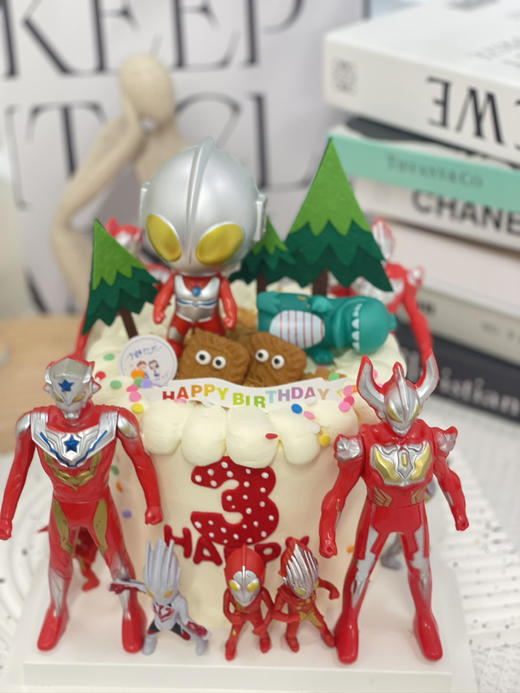 奥特曼奶油蛋糕 下单前请仔细阅读商品详情 商品图0