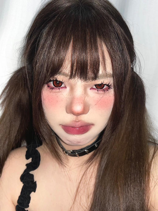 【大直径】PFGIRLCON-绯红女巫-14.5mm【半年抛 0-800度 含有525/575】着色14.0mm 商品图2