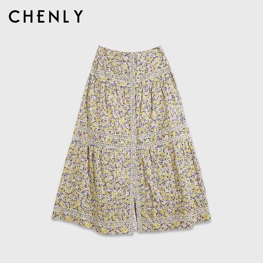 尘衣｜2024春夏原厂单重工刺绣黄色碎花套装 商品图4