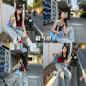 新品上身 |觉得芭蕾风挑人?吊带+休闲裤okk👌