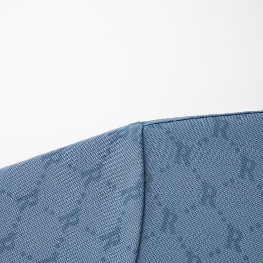 【含桑蚕丝&亚麻】罗蒙男士夏季满印男t恤短袖polo衫商务男polo衫 商品图6